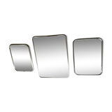 Trio of Barber vintage mirror