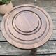 Tabouret tripode bois massif | art populaire