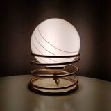 Golden spiral lamp from the 70s