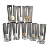 Lot de verres vintage italiens