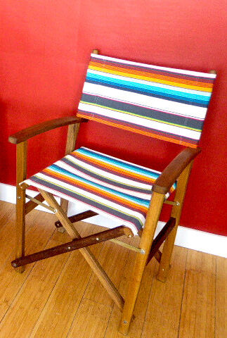 Pair of director's chairs