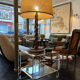 Bout de canape  plexiglas et verre 1960