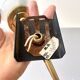 Paire d'appliques tulipe 1950
