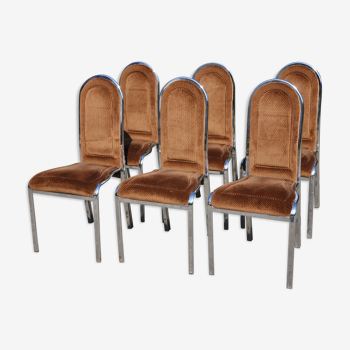 6 chaises années 70