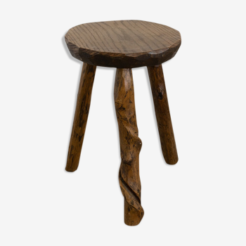 Tripod wooden stool