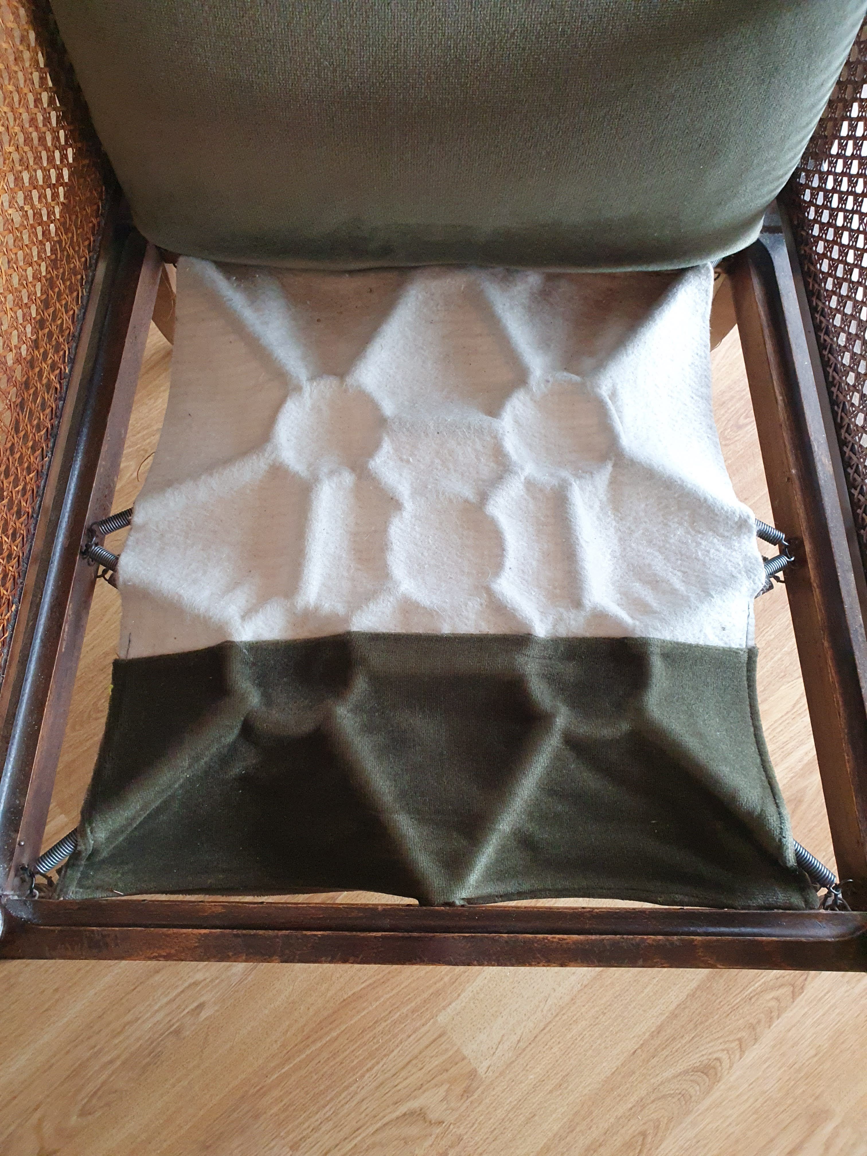 Duo of armchairs English style 1960