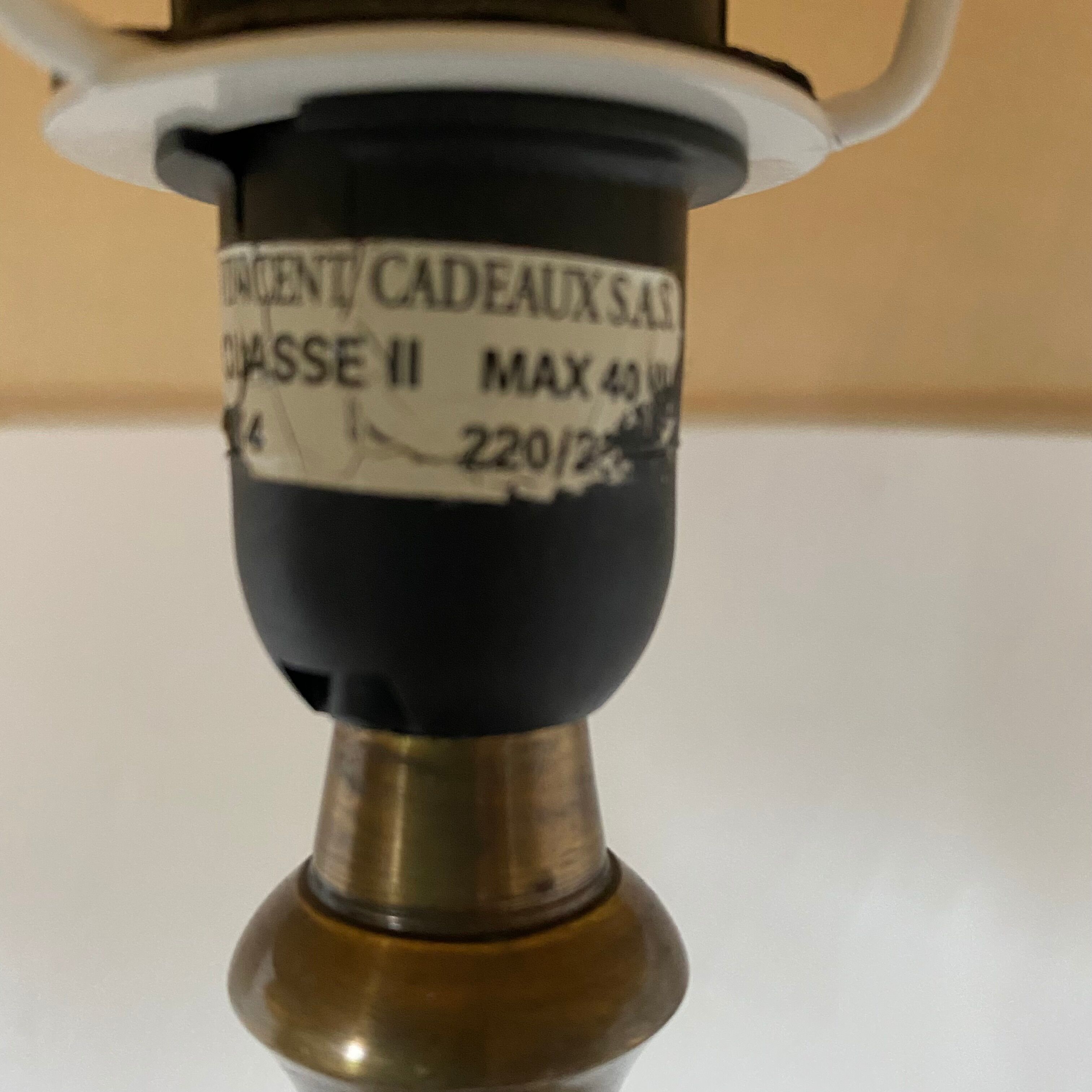Paire de lampes style ancien