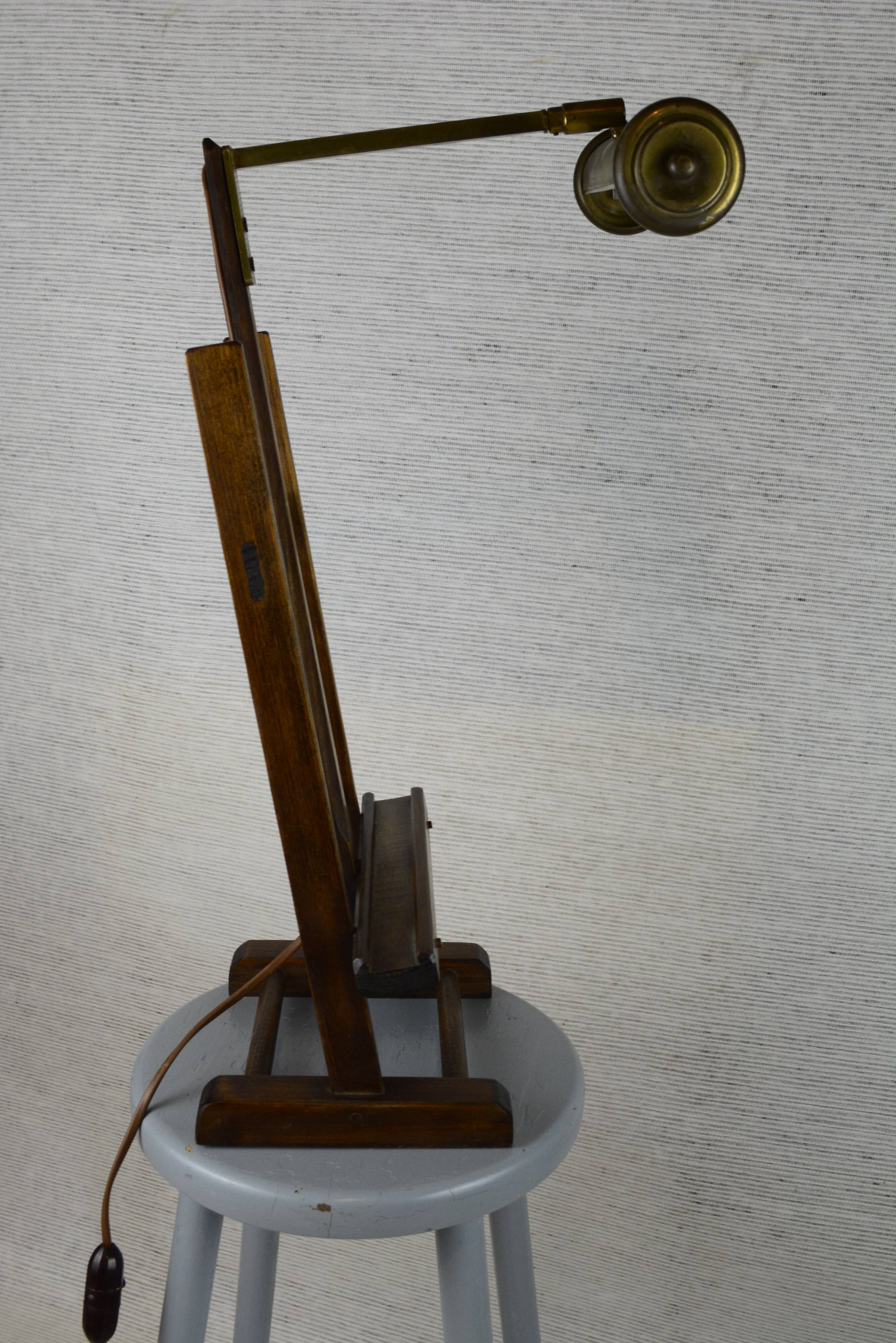 Lampe d'artiste vintage - Chevalet
