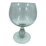 XXL engraved stem glass