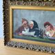 Old Italian painting oil on canvas couples unsigned