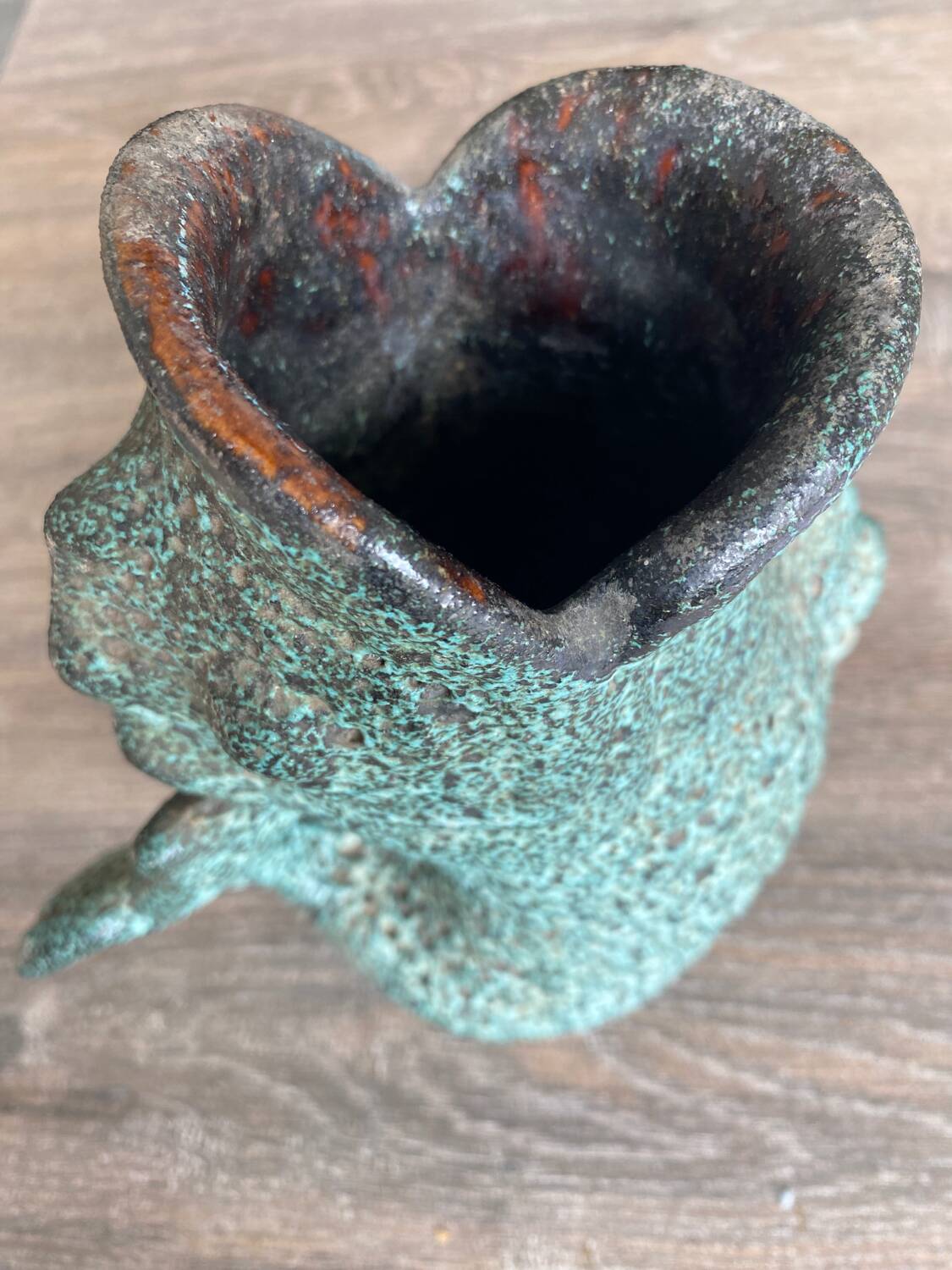 Vallauris zoomorphic fish vase