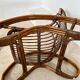 Set of 2 rattan lounge chairs armchairs Italian design from the 60s vintage rattan