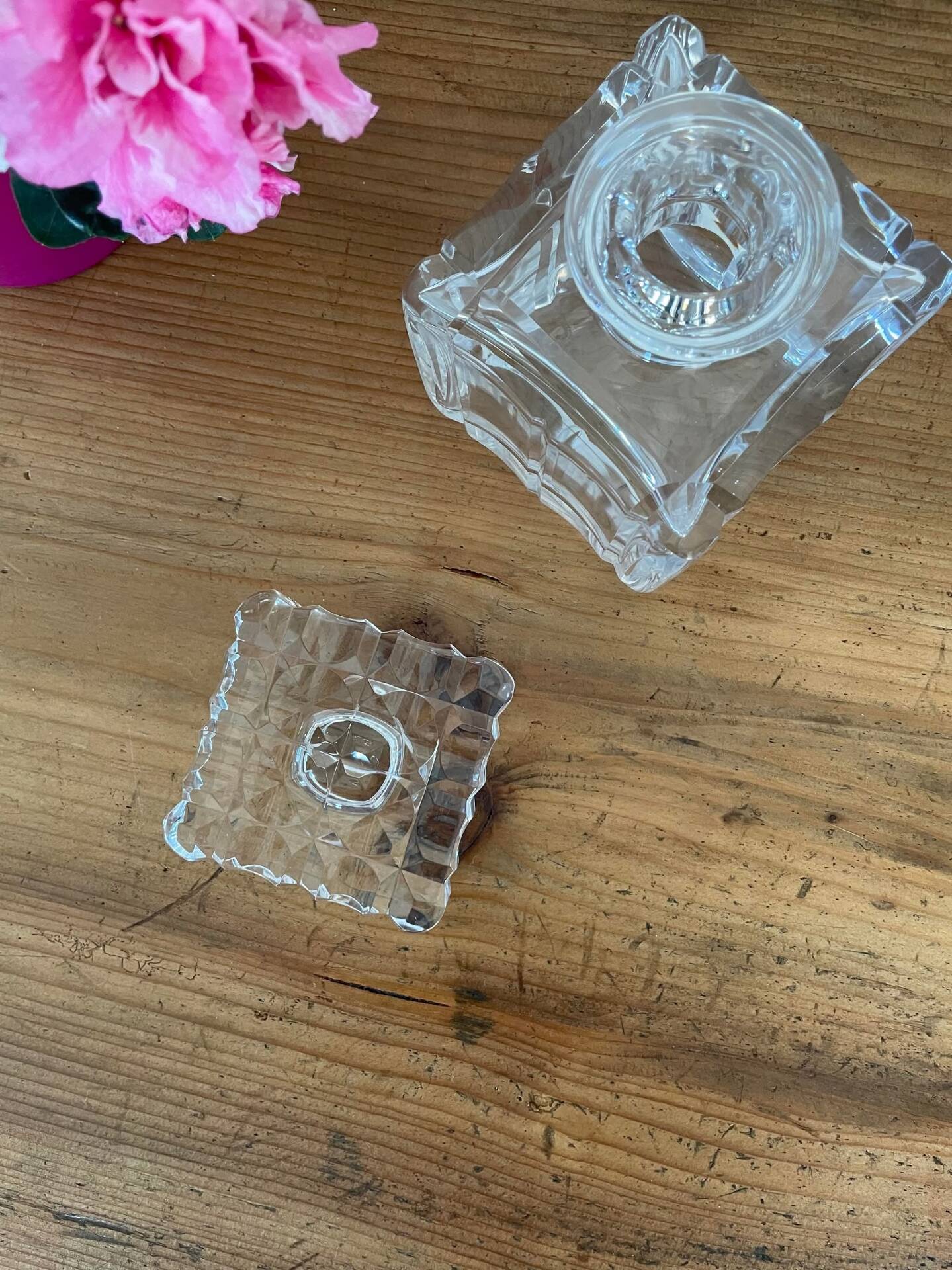 Crystal carafe Val Saint Lambert