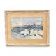 Watercolor signed by Mont Louis - Catalonia, 1934