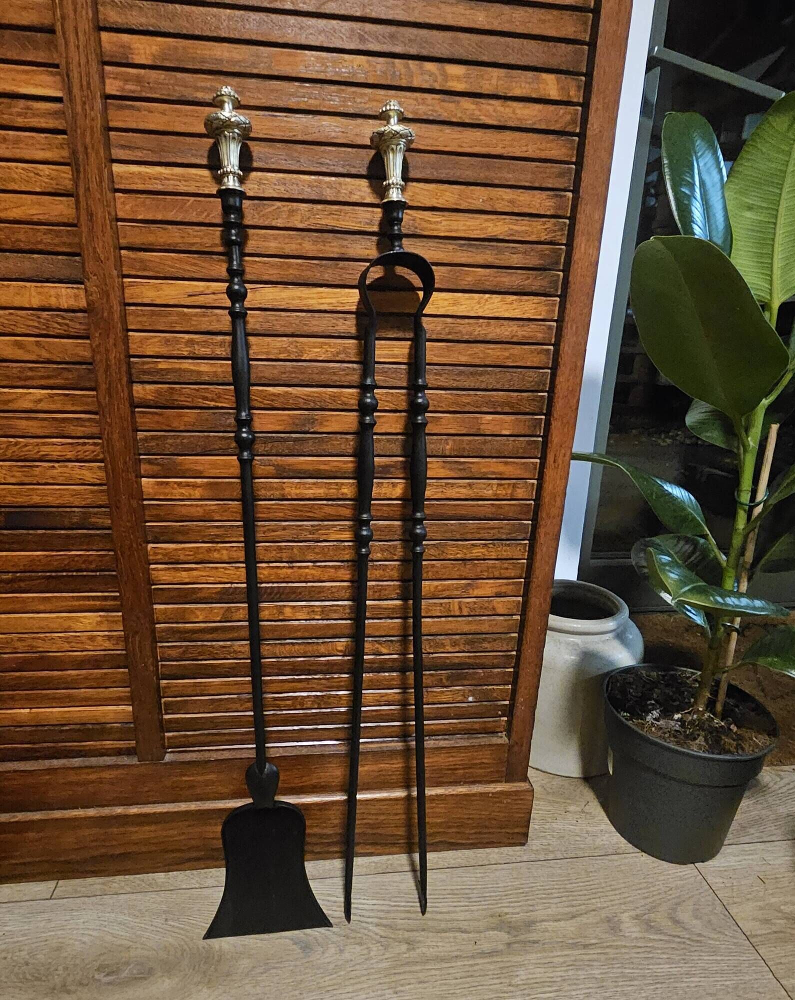 Fireplace poker set