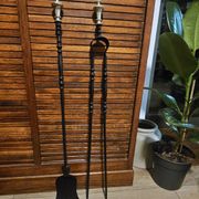 Fireplace poker set