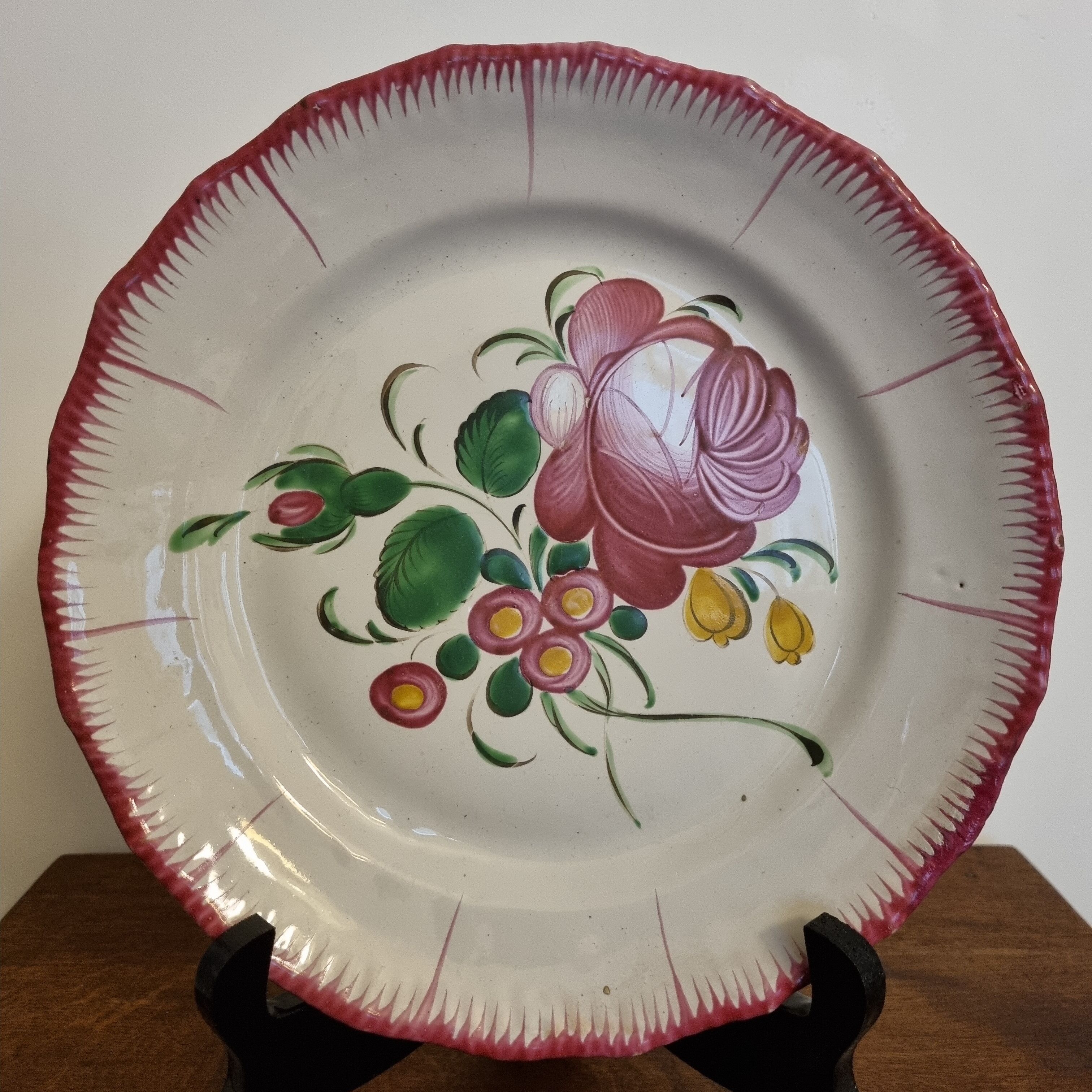 Lot earthenware plates Les Islettes XVIIIth century