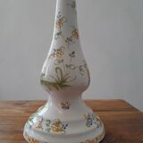 Moustiers earthenware lamp base