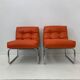 Pair of lounge chairs by Gillis Lundgren for Ikea, model “Pixi”, 1970s
