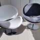 Paire de fauteuils vintage Poltromec