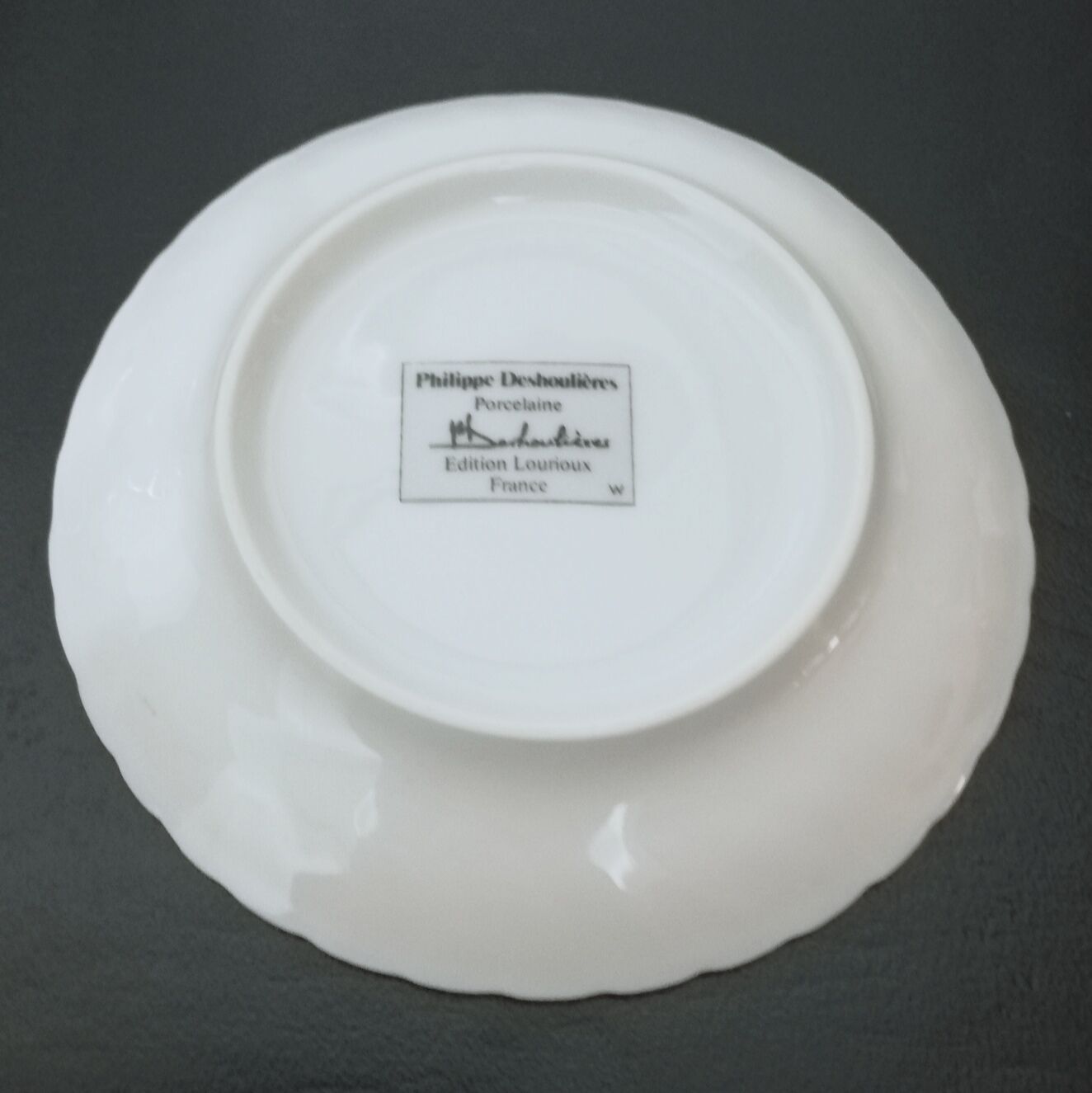 Porcelain coffee service by Philippe Deshoulieres