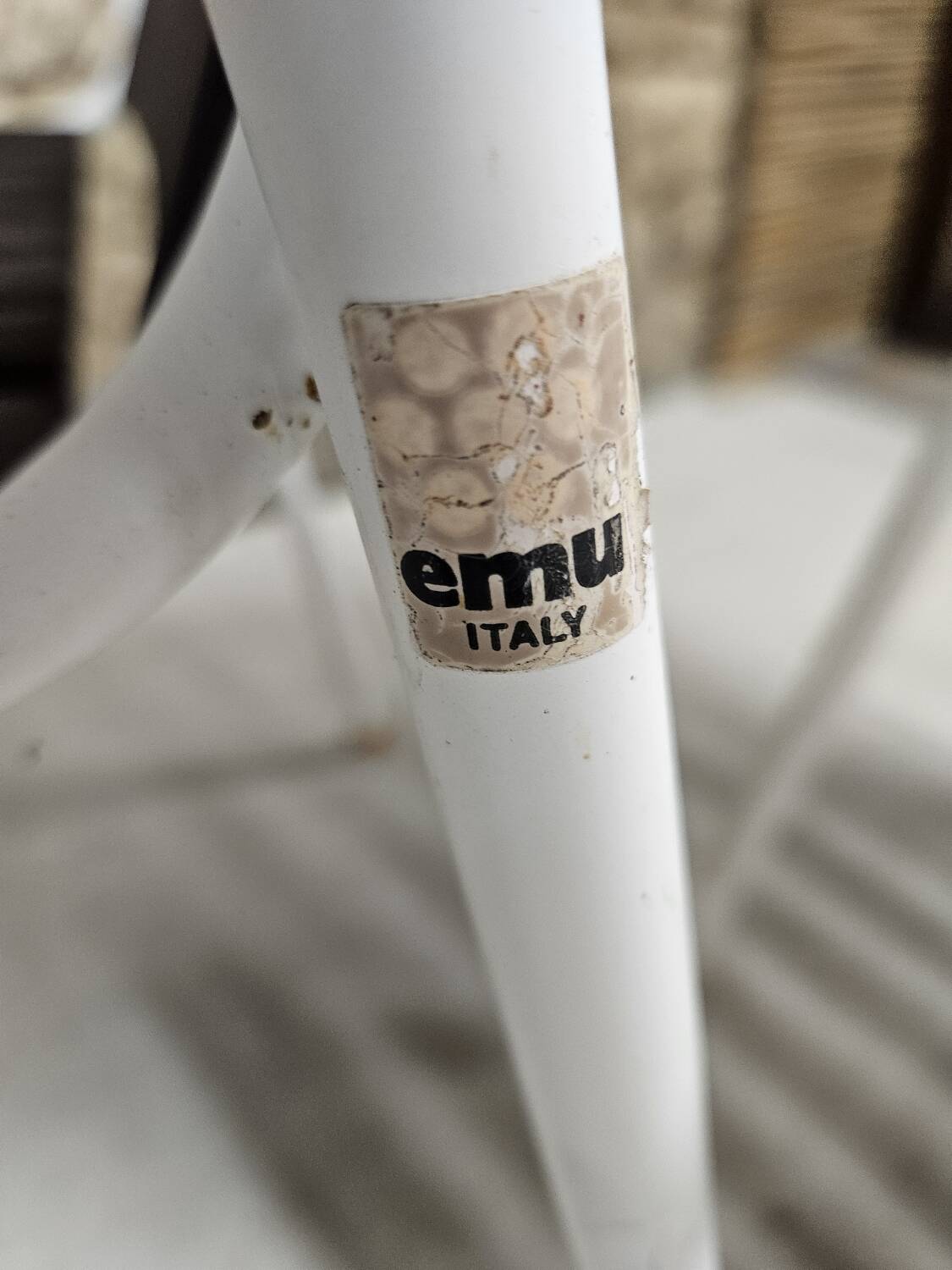 4 EMU chairs, Rio model, 1960