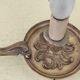 Lampe de chevet  en bronze - bougeoir  à main