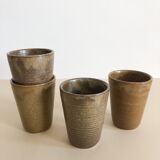 Mugs en grès Digoin