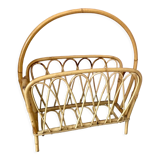 Rattan magazine holders