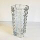 Geometric semi-crystal vase 1950s
