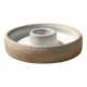 Loule candle holder in ceramic stoneware