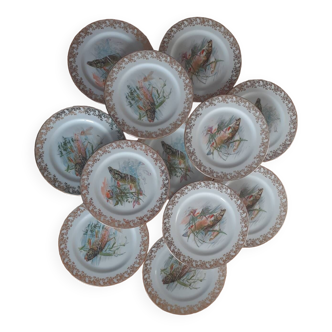 Fish plates - Limoges