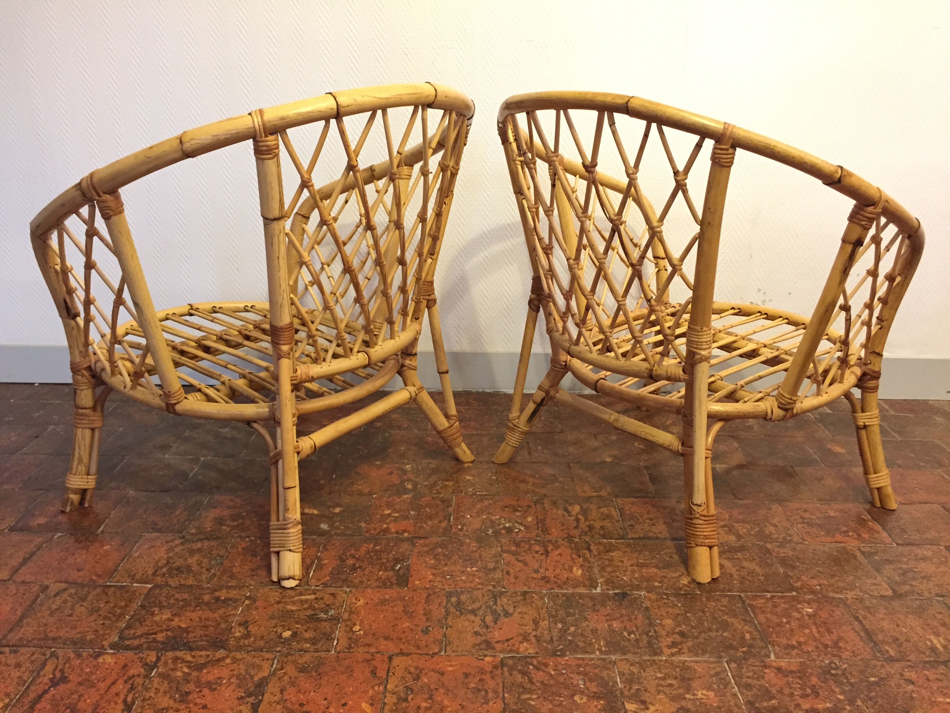 Vintage rattan chairs