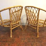 Vintage rattan chairs