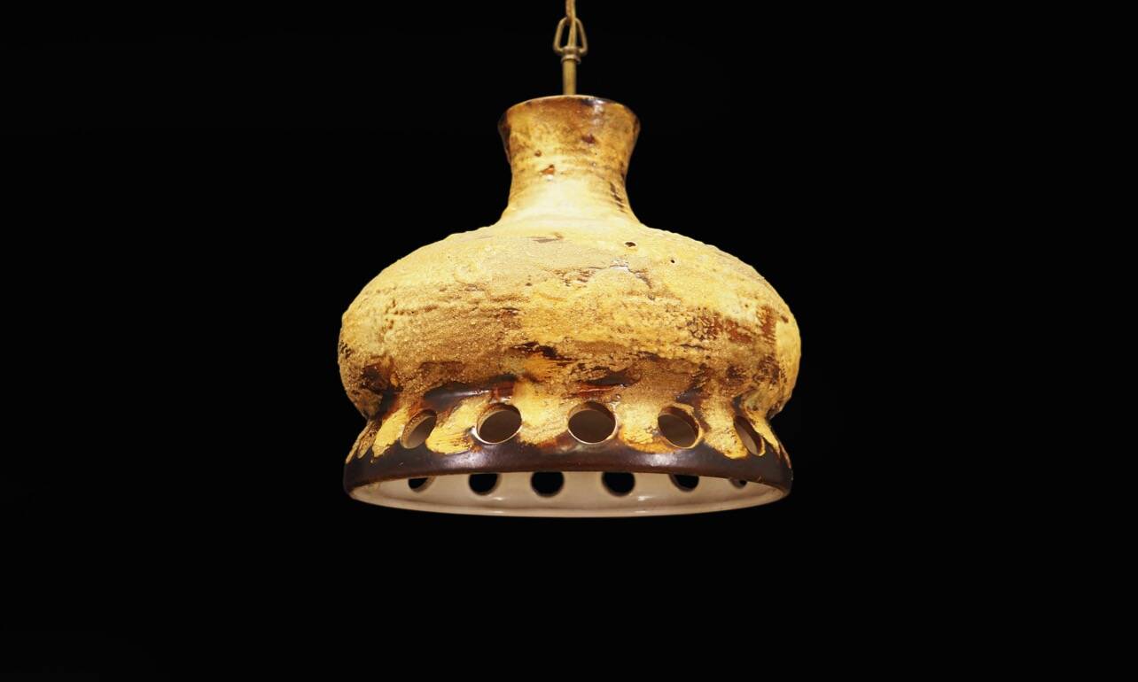 Ceramic chandelier, Danish design, 1960s, production: Denmark