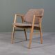 Fauteuils scandinaves design en bois de frêne