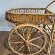 Rattan trolley attributed to Audoux Minet.