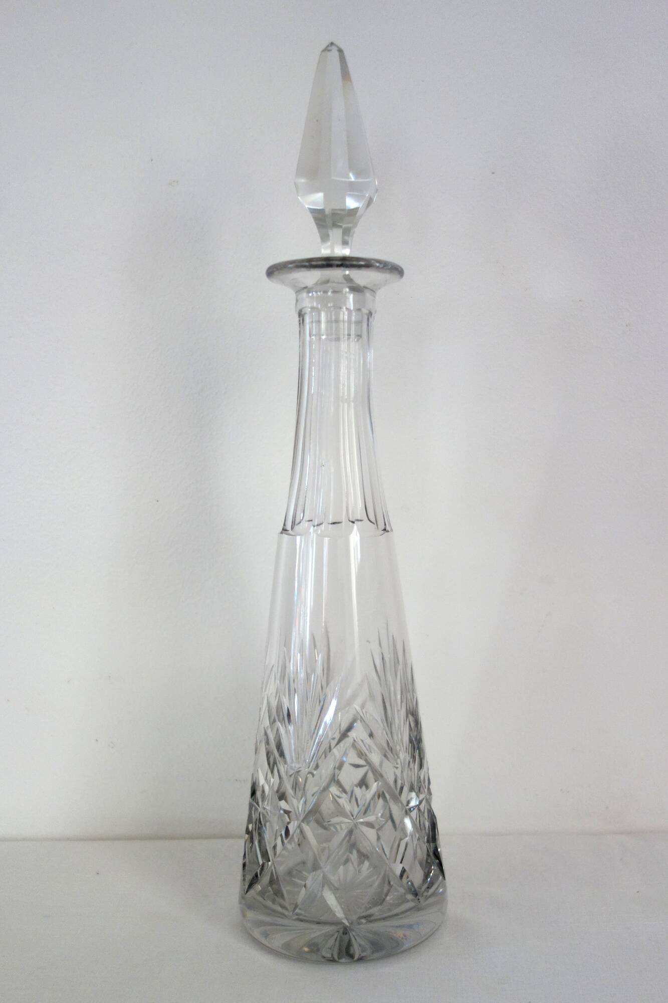 Old Saint Louis crystal decanter, Massenet model n°10