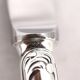 Christofle Marly, 8 dessert knives, for dessert and cheese, silver-plated metal, 19.5cm.