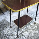 Rare vintage 60's / 70's side table - Retro industrial design