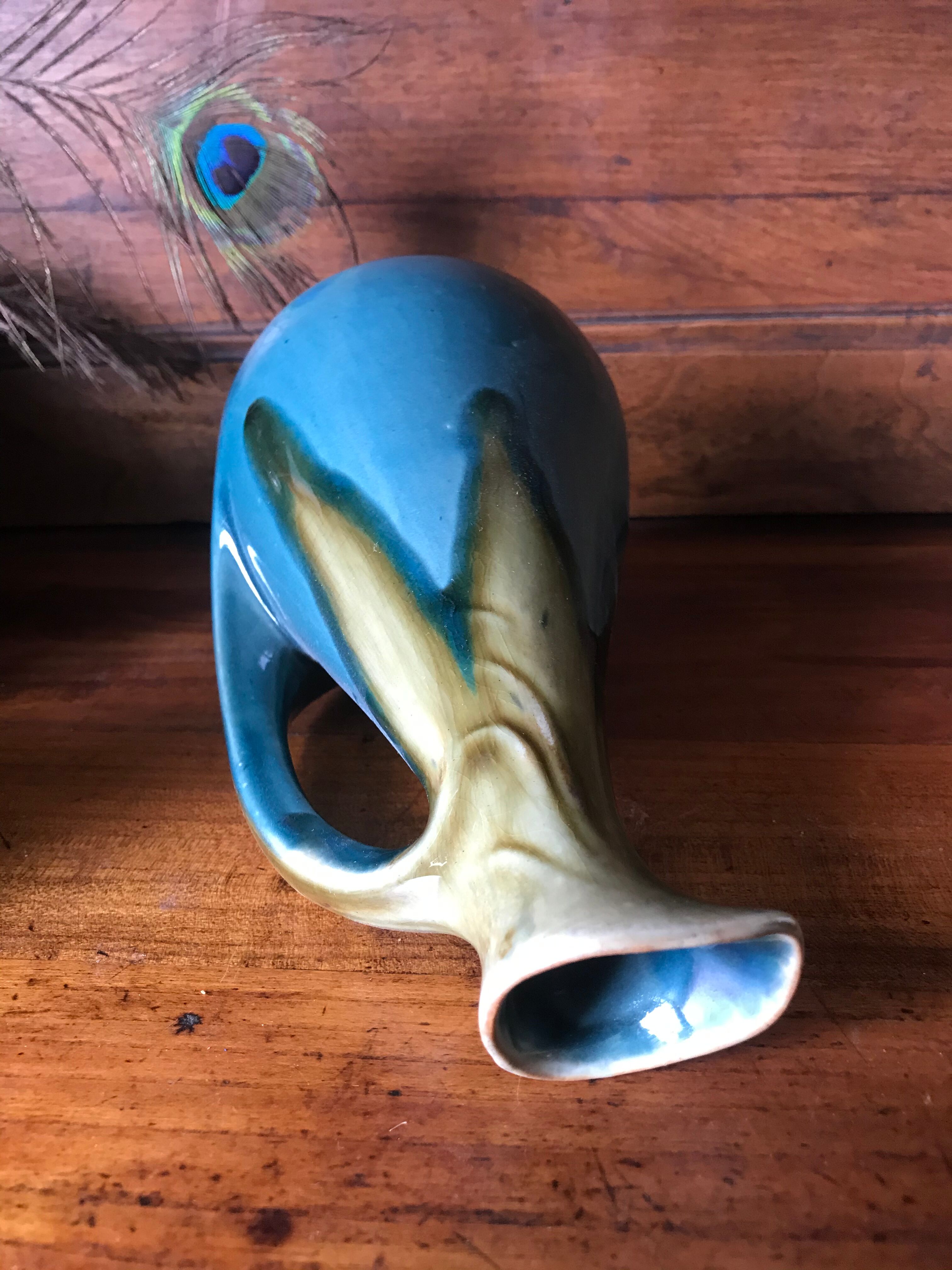 Denbac flamed sandstone pitcher