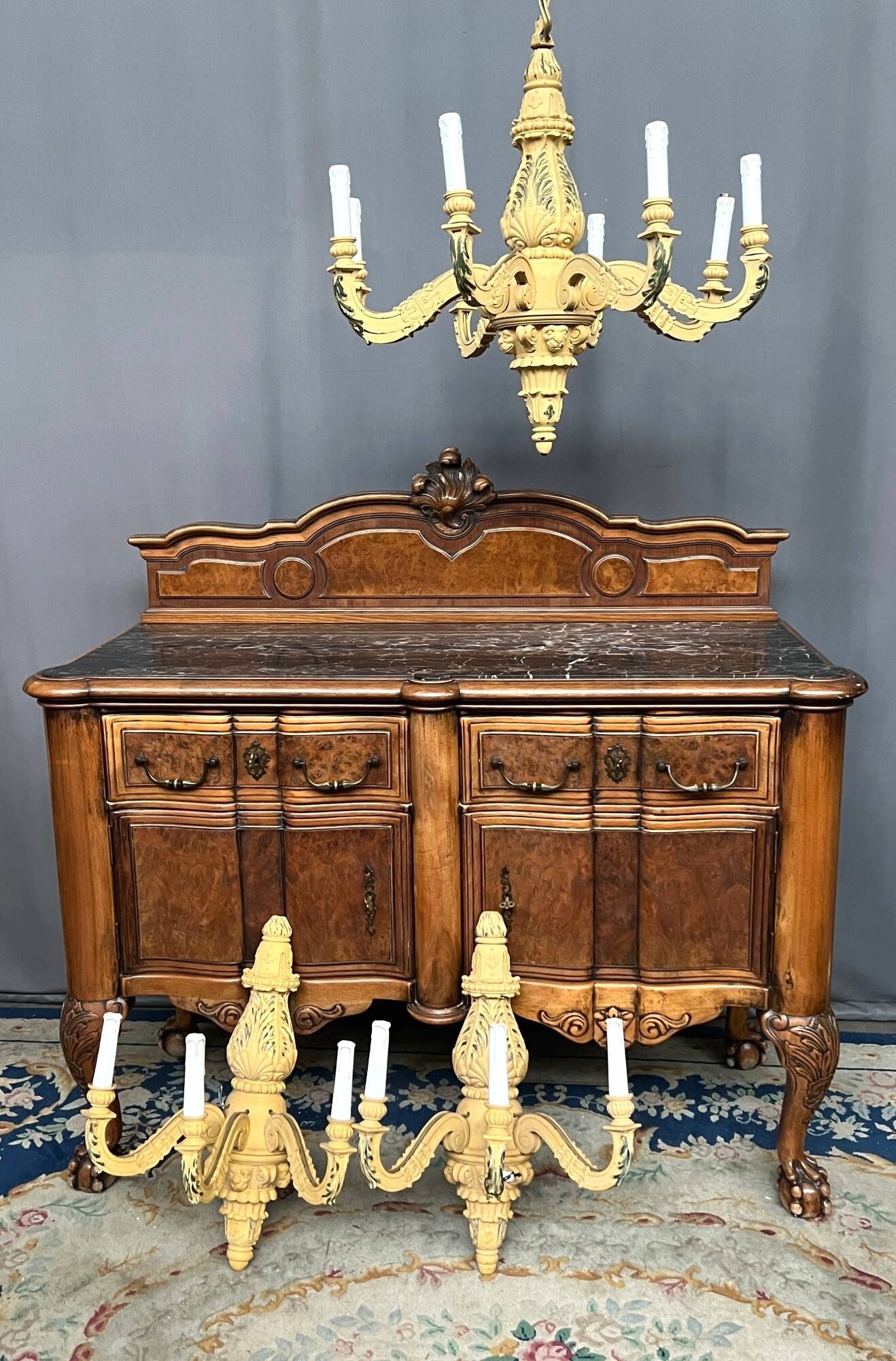 Lot - two Renaissance style wall lights.