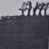 Vintage Black Hemp Rug sku3956