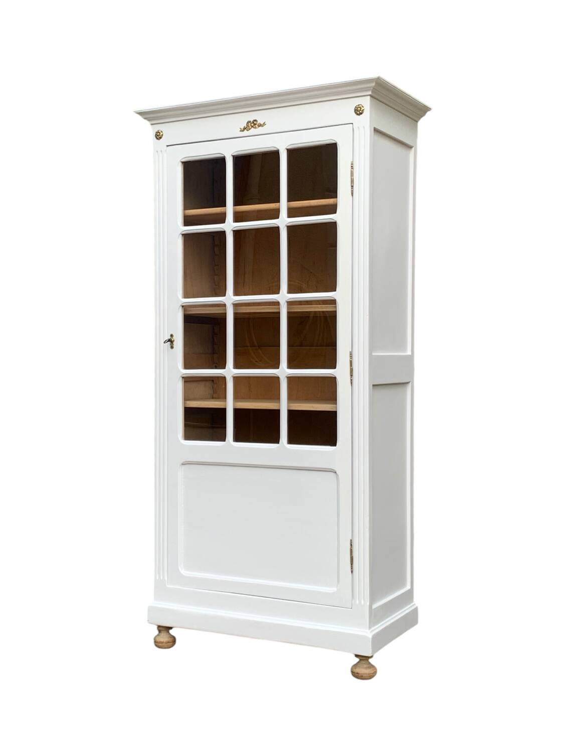 Antique Parisian glass cabinet H150