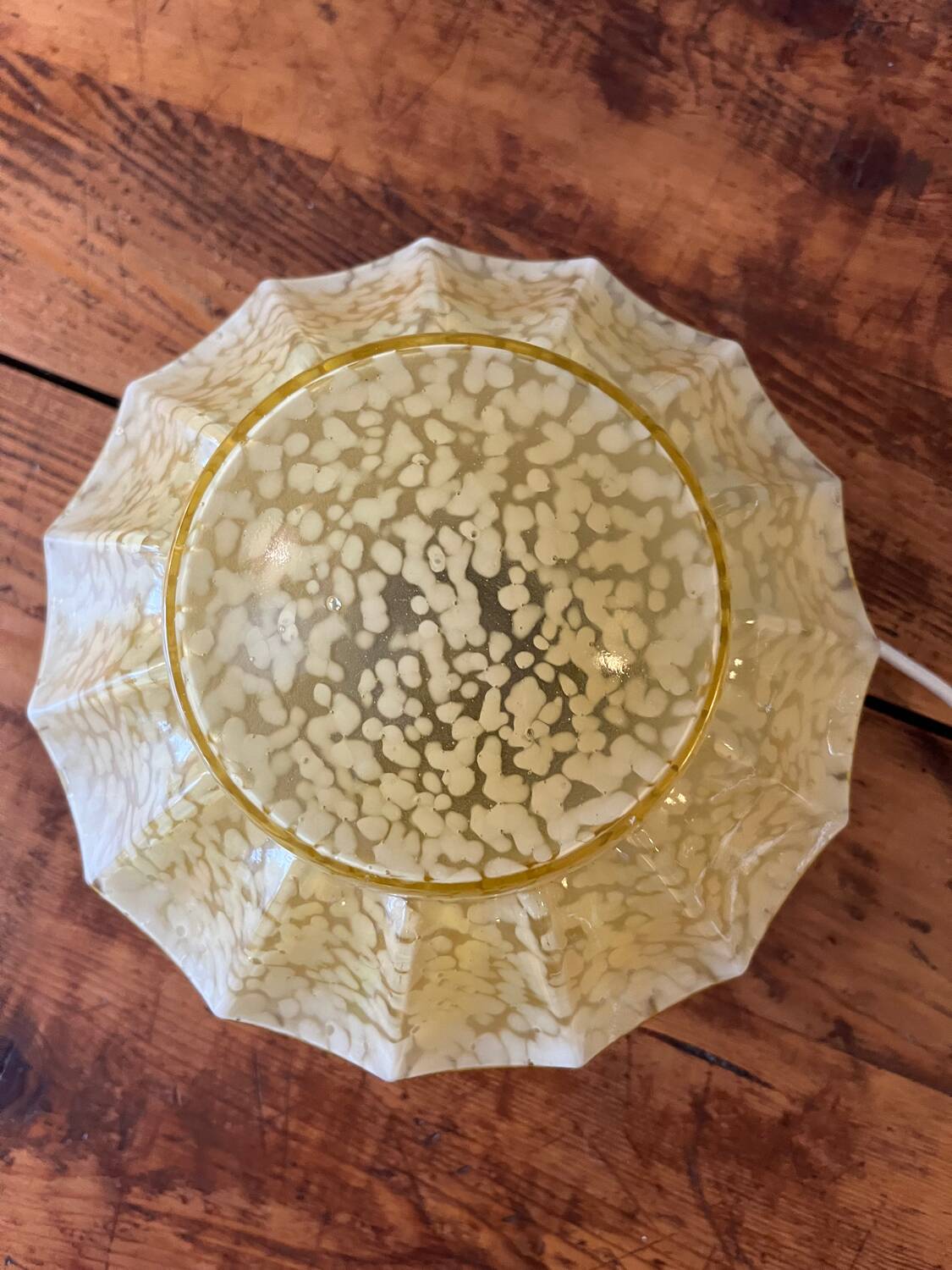 Lampe à poser verre de Clichy