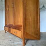 Wardrobe sliding door vintage oak