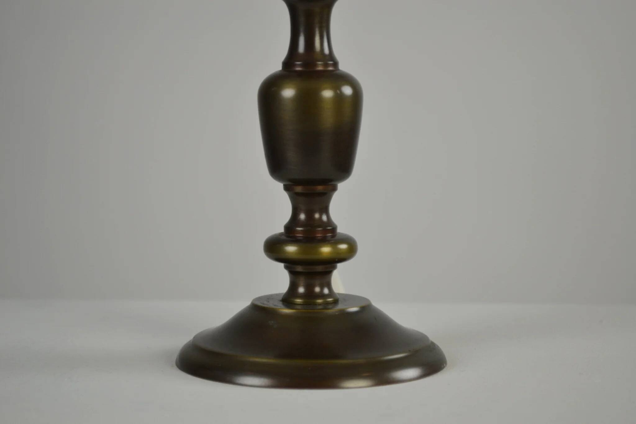 Table Lamp, Patinated Brass, Boréns, 1950s/60s, Sweden