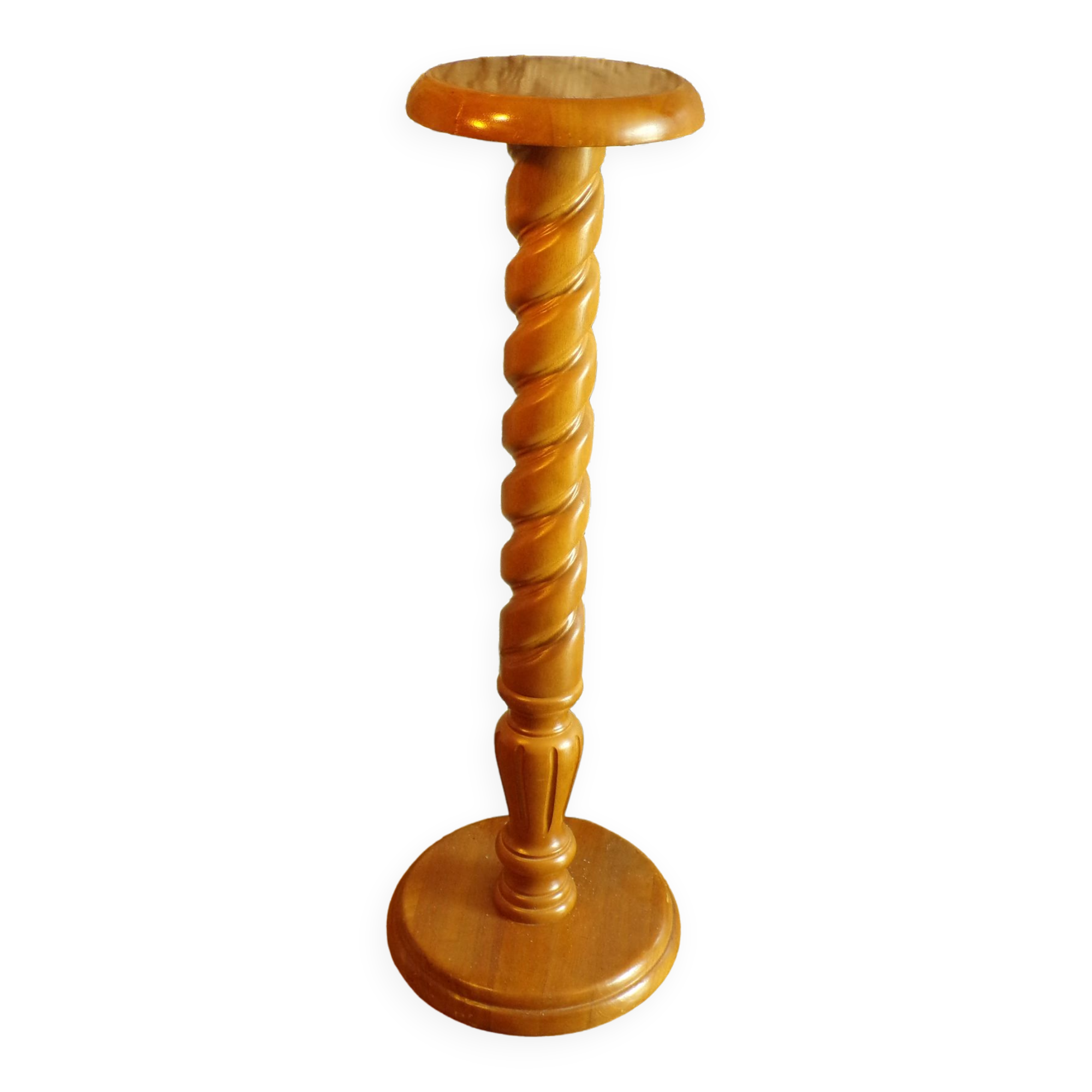 Colonne de présentation en bois h=85cm