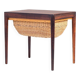 Table à Coudre en Palissandre par Severin Hansen pour Haslev Møbelsnedkeri, Danemark, 1960s