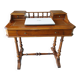 19th-century oak and leather desk